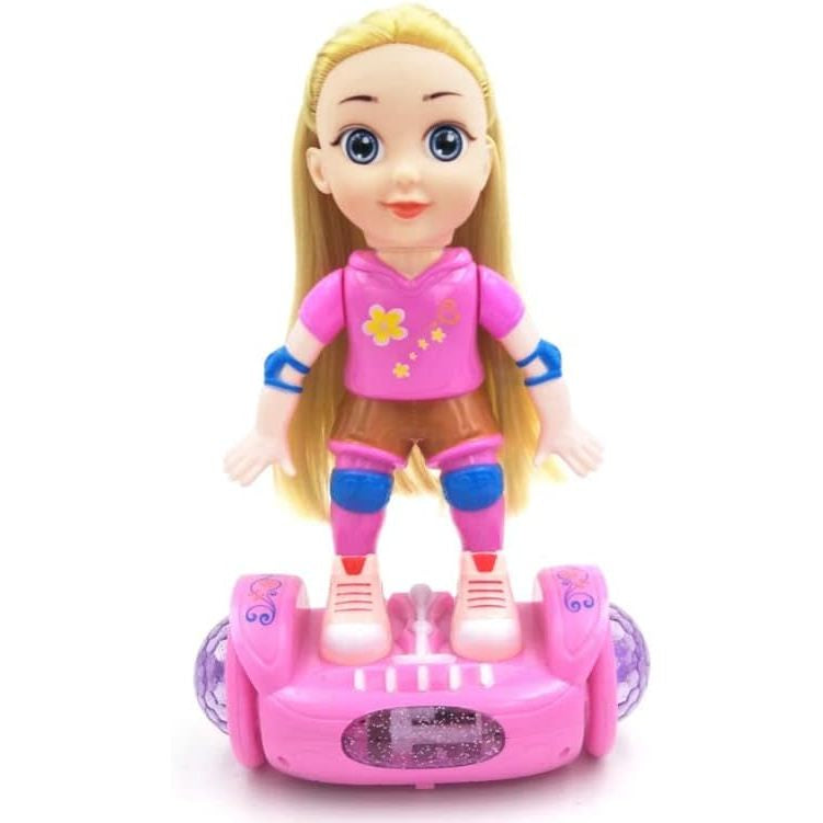 Boneca Hoverboard Bate e volta com Luz e Som