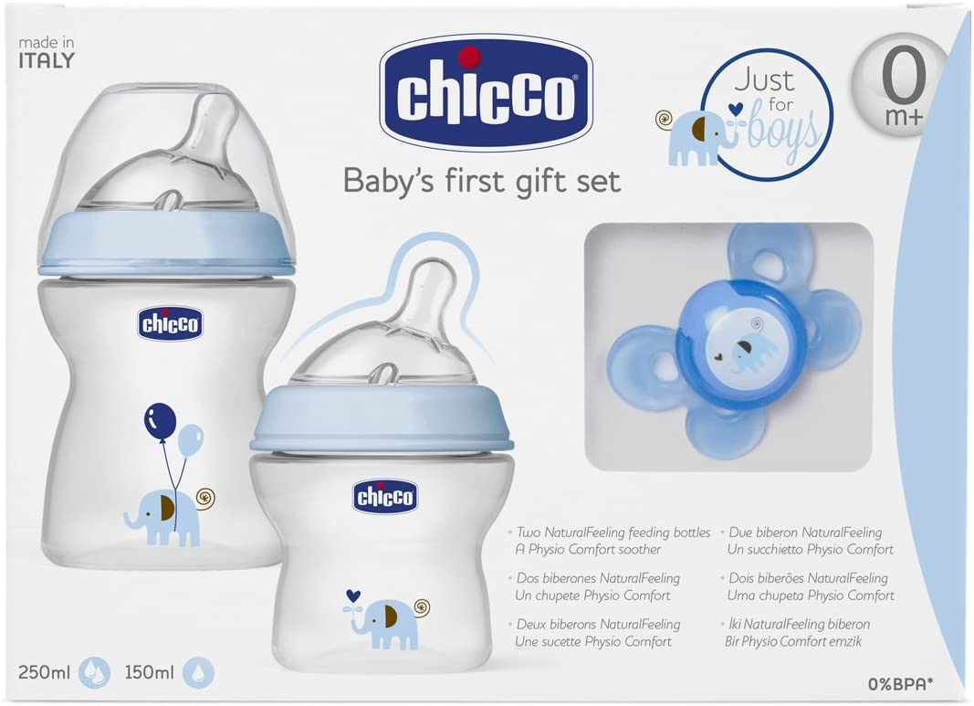 Chicco Natural Feeling Kit de Mamadeiras com 3 itens