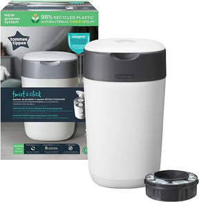 Tommee Tippee Sangenic Twist and Click Lixeira Elimina Odores e Germes - Branca