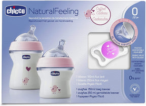 Chicco Natural Feeling Kit de Mamadeiras com 3 itens