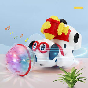 Brinquedo Elétrico Infantil V Spray Puppy Stunt Rotating Li