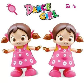 Brinquedo Boneca Musical Canta E Dança Acende Luz Dançarina