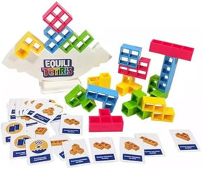 Jogo Equili Tetris Brinquedo Montar Raciocinio Educativo