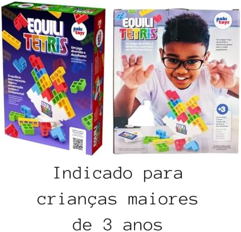 Jogo Equili Tetris Brinquedo Montar Raciocinio Educativo