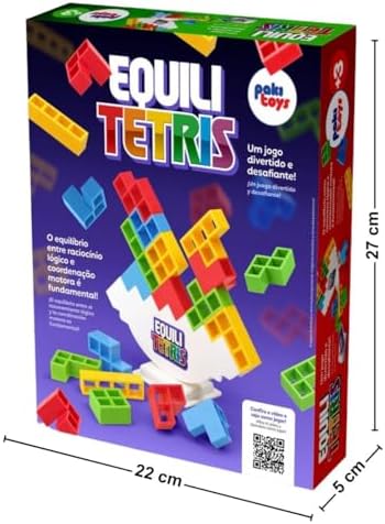 Jogo Equili Tetris Brinquedo Montar Raciocinio Educativo