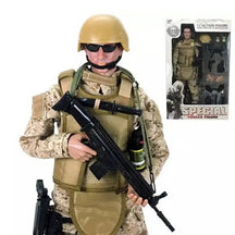 Boneco Articulado Soldado Especial 30CM