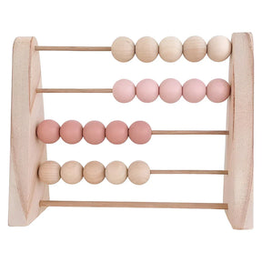 Brinquedo educativo didático sensorial - Ábaco de madeira