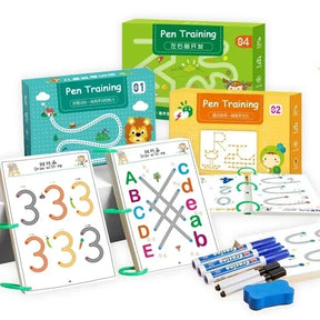 Brinquedo educativo, caderno infantil de atividades sensoriais - 3 a 6 anos