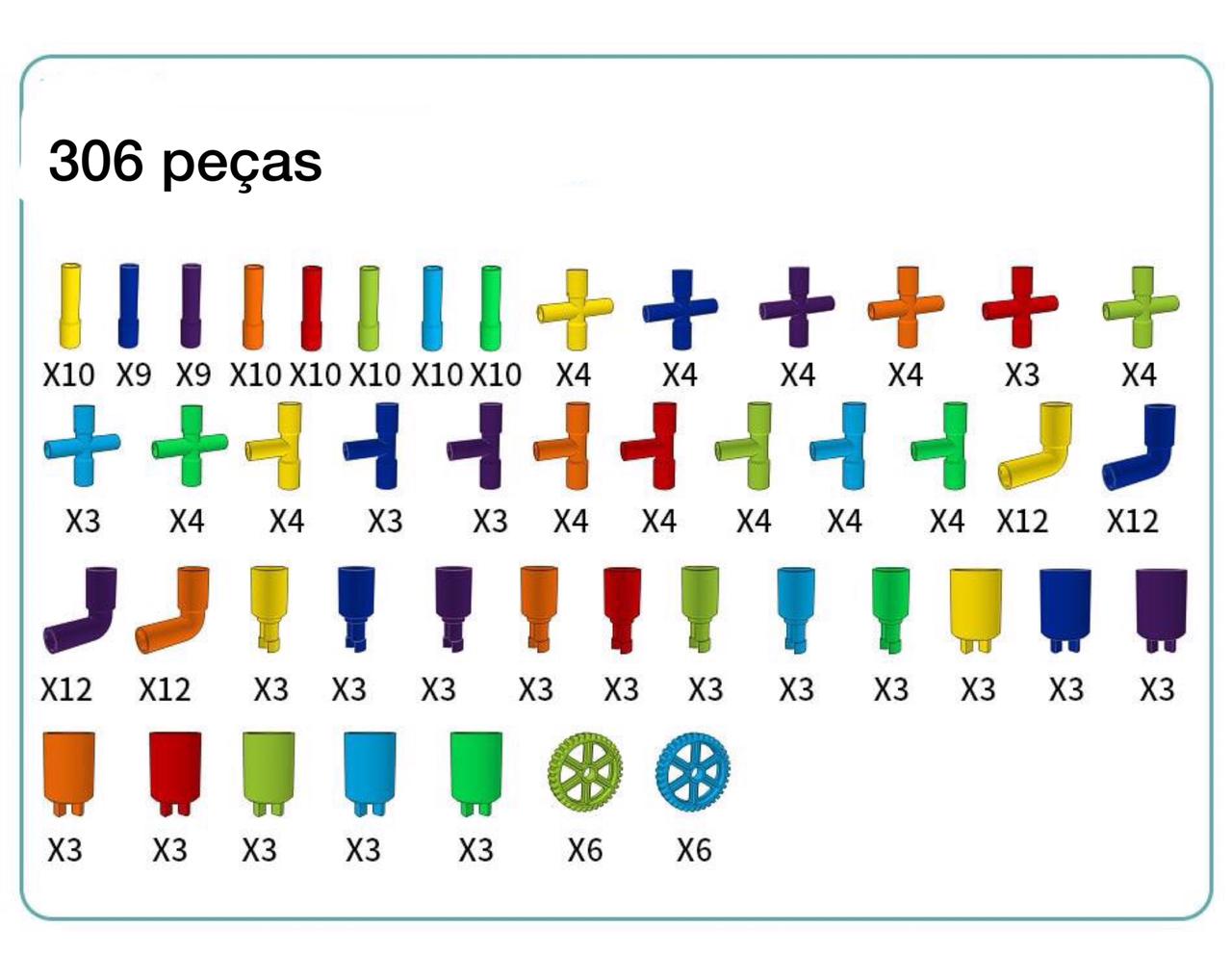 Blocos Tubos De Montar Alta Qualidade