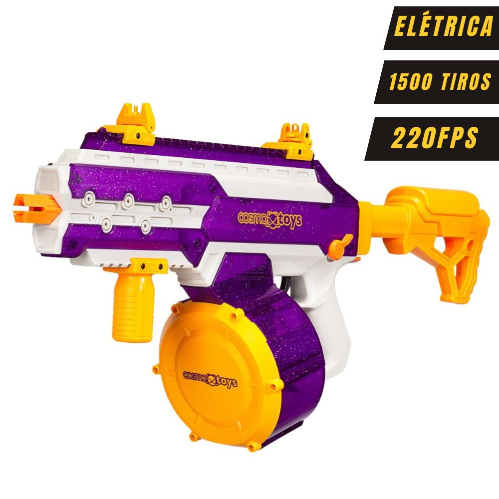 Arma de Gel Elétrica Automática SIRIUS Galaxy Roxa