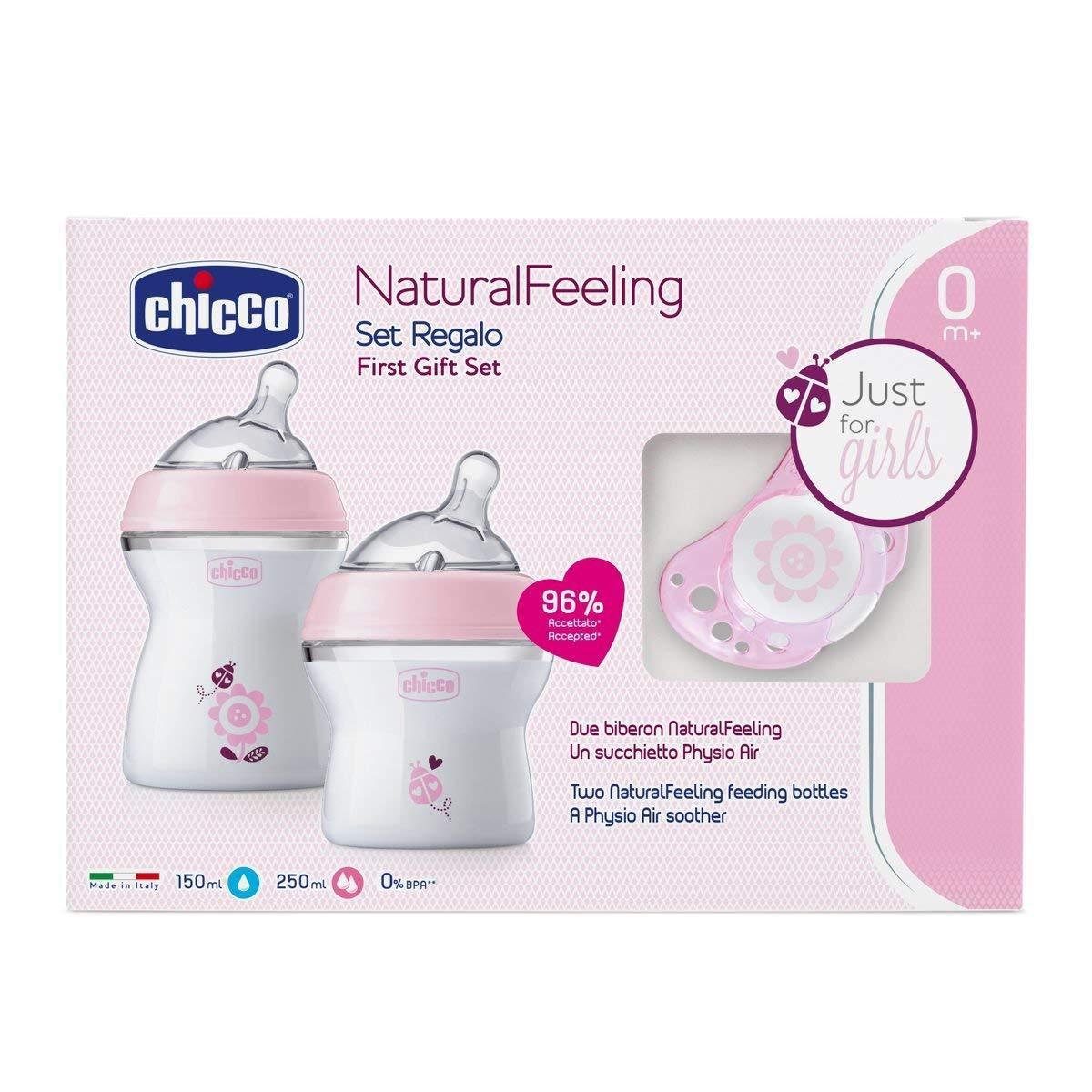 Chicco Natural Feeling Kit de Mamadeiras com 3 itens