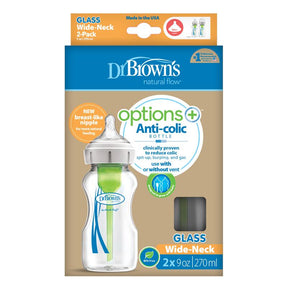 Dr Brown's Options Mamadeiras de vidro 270ml- kit com 2