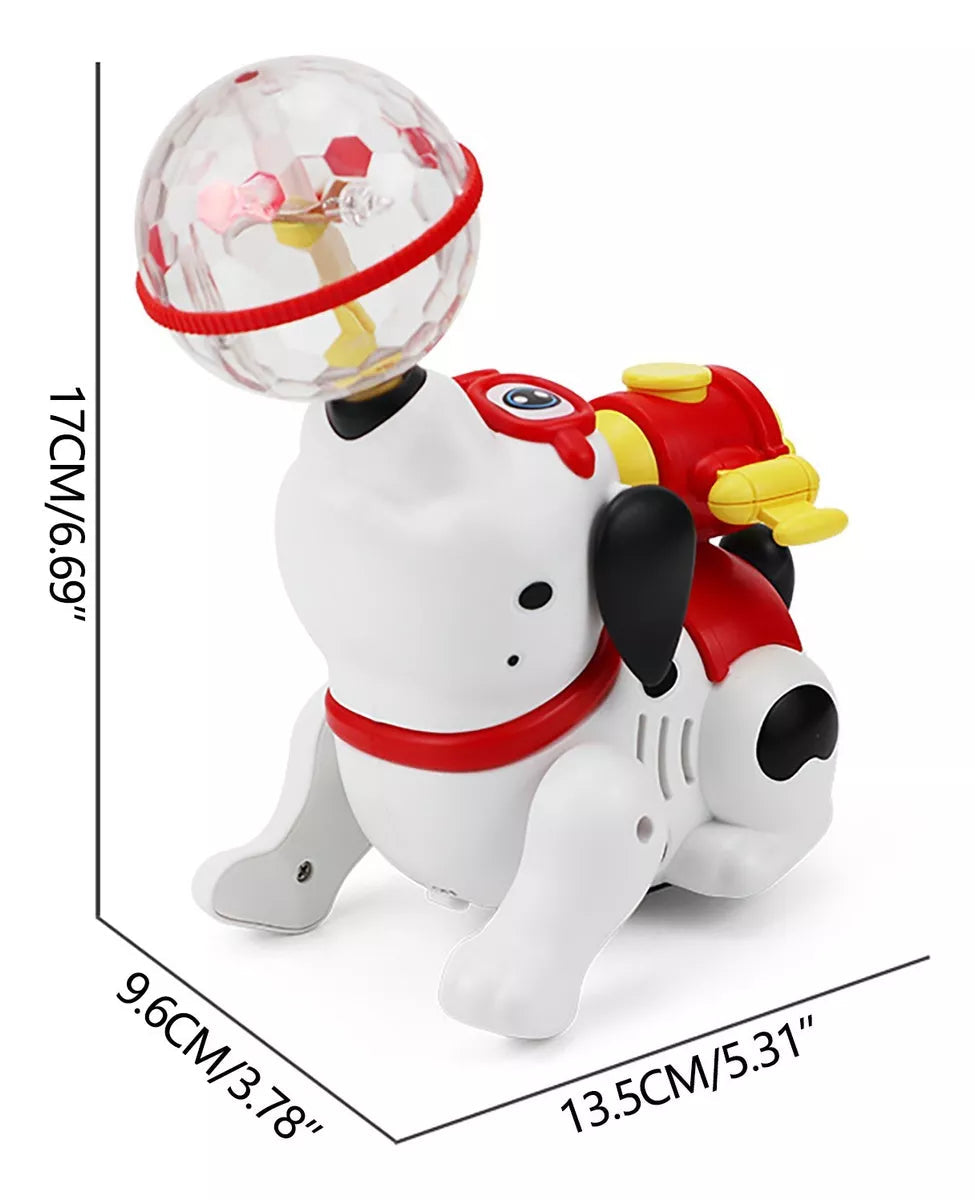 Brinquedo Elétrico Infantil V Spray Puppy Stunt Rotating Li