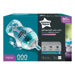 Tommee Tippee Advanced  Anti-Cólica mamadeiras 260ml com 3 itens